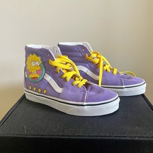 VANS Limited Edition Lisa Simpson for President Sz 5